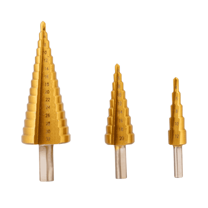 Wholesale XtraPower HSS Titanium Step Drill Bit Set 3 Pcs | 4–12mm, 4–20mm and 4–32mm Suppliers in India