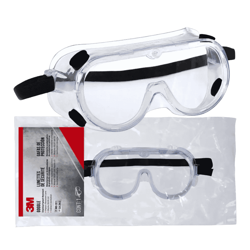 Buy Wholesale 3M 1621IN Anti-Fog Clear Safety Goggles | Polycarbonate Lens in India