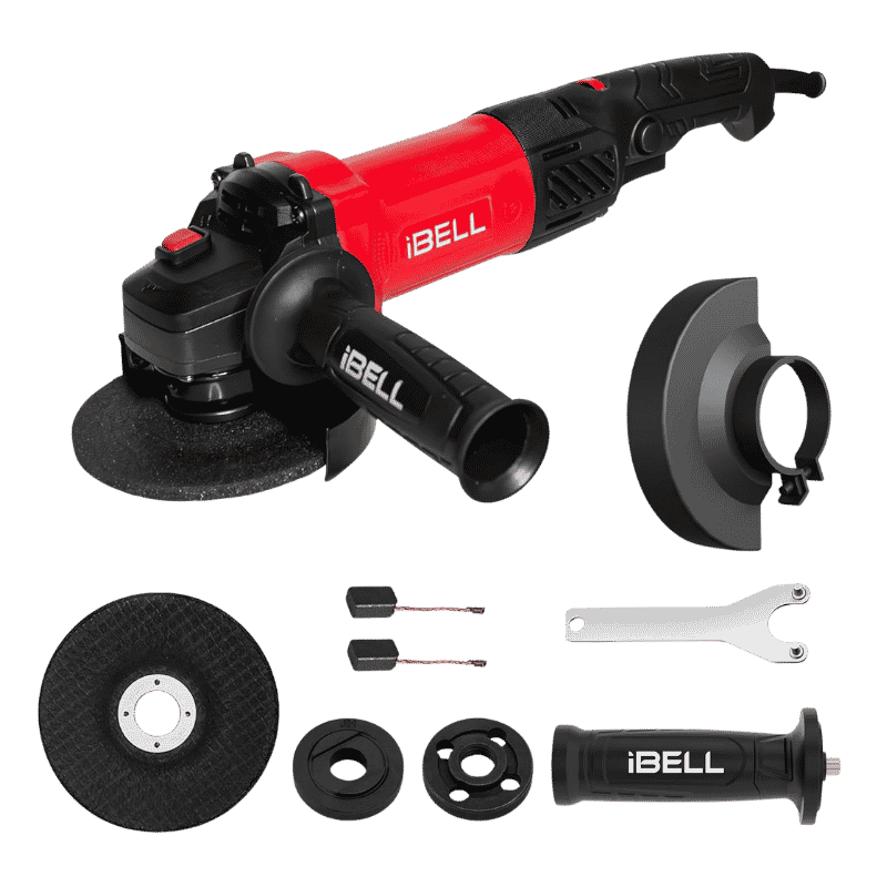 Wholesale iBELL IBL AG25-06 1100W 5-Inch Angle Grinder | 125mm | 11,000 RPM | Variable Speed Suppliers in India