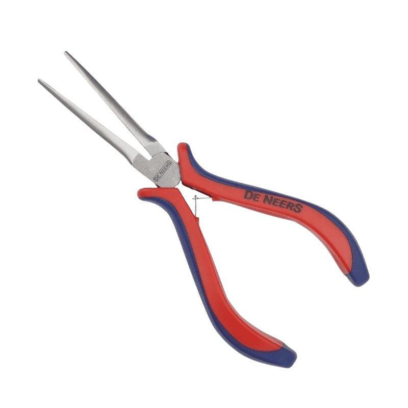 Wholesale De Neers DN-1408 Mini Long Needle Nose Plier 125mm – Induction Hardened Precision Reach Tool Suppliers in India