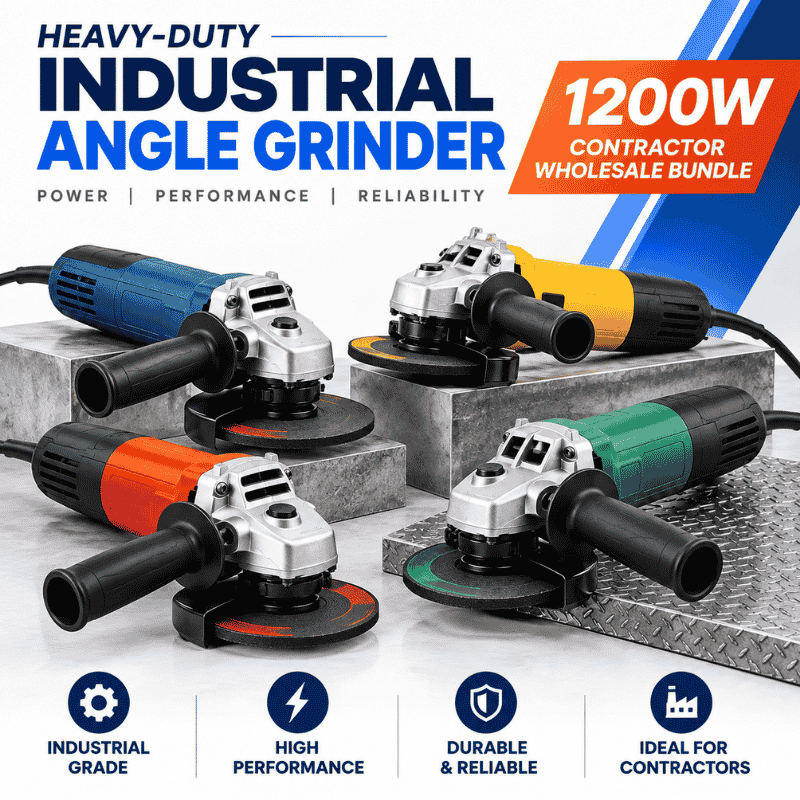 Wholesale Heavy-Duty Industrial Angle Grinder 1200W Contractor Wholesale Bundle (Pack of 4) Suppliers in India