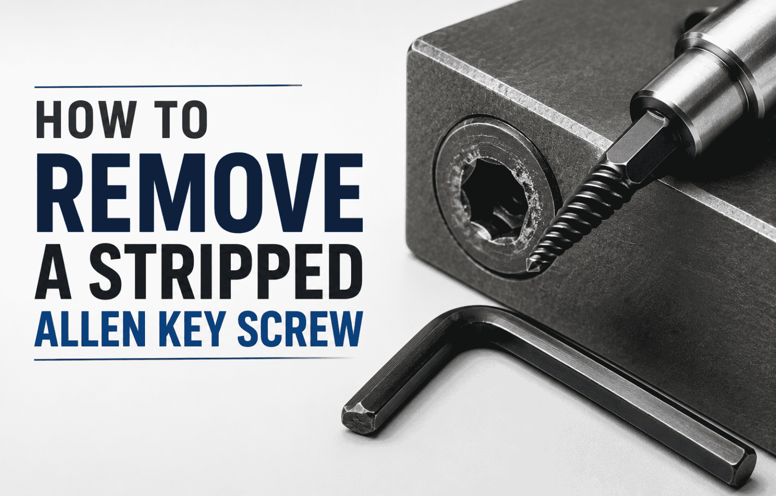 How to Remove a Stripped Allen Key Screw – The Definitive DK Tooling Guide